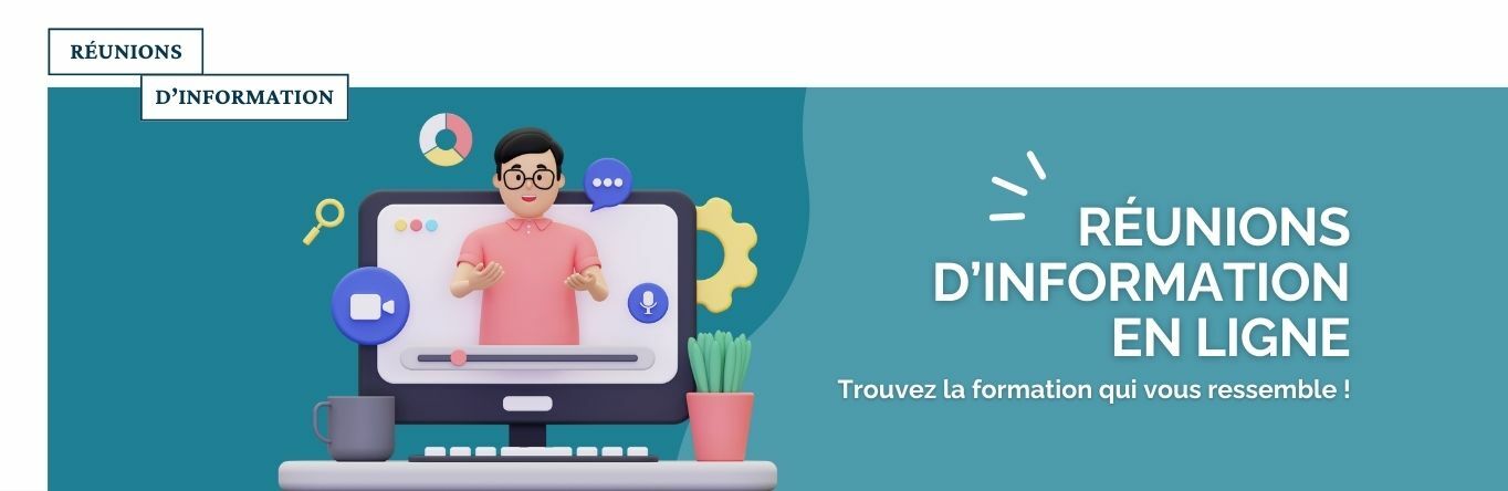 Réunions d'information en ligne - Préparez votre projet de formation avec le Cnam IDF !