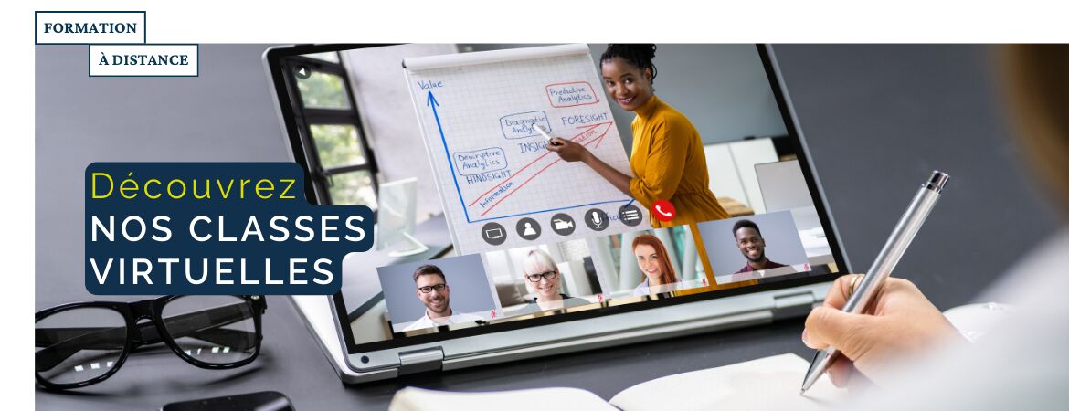 Formez-vous à distance grâce aux classes virtuelles !